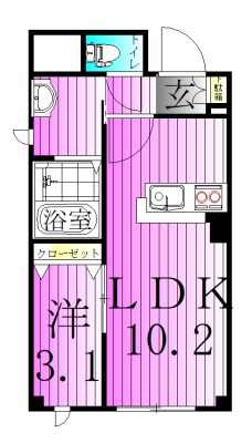 ヴィッラ　アルテ 間取り図