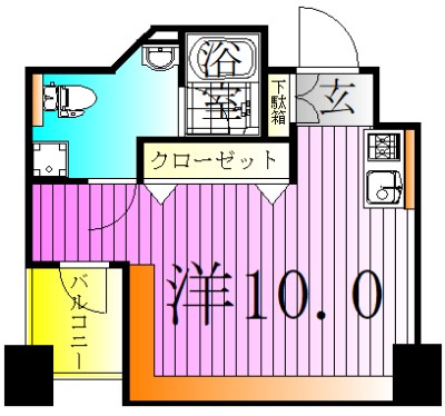 アイフォート千住曙町 間取り図