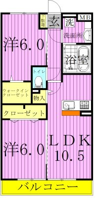 セサミ花畑 間取り図