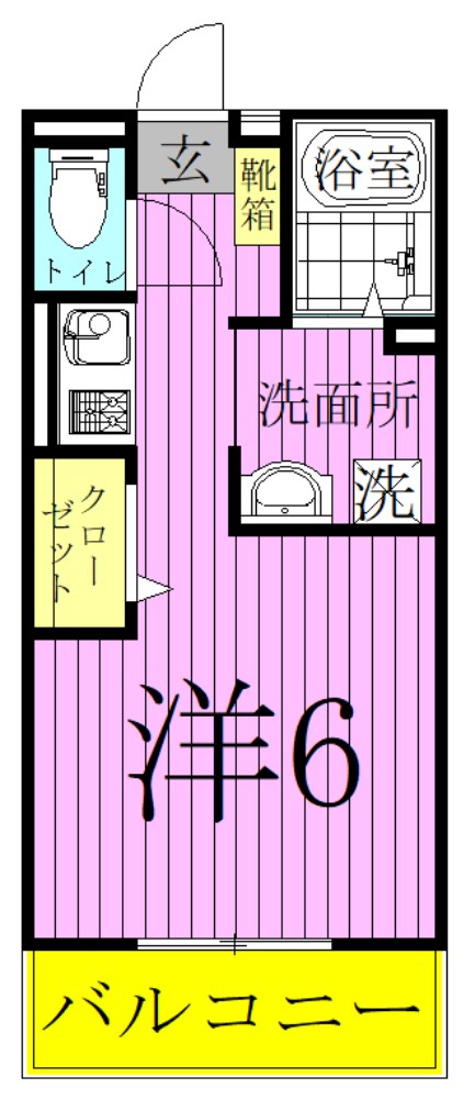 ジュネス西新井1 間取り