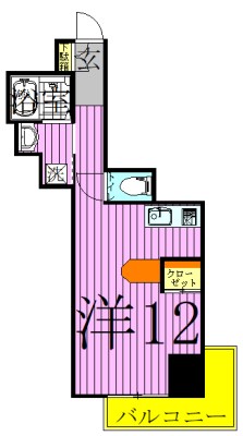 Ｙビル足立江北ティアラ 間取り図