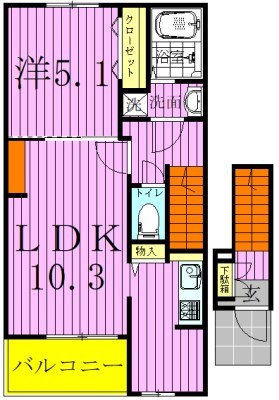 ハッピーノ１ 間取り図