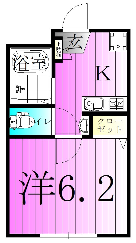 ブルーベイ 間取り図