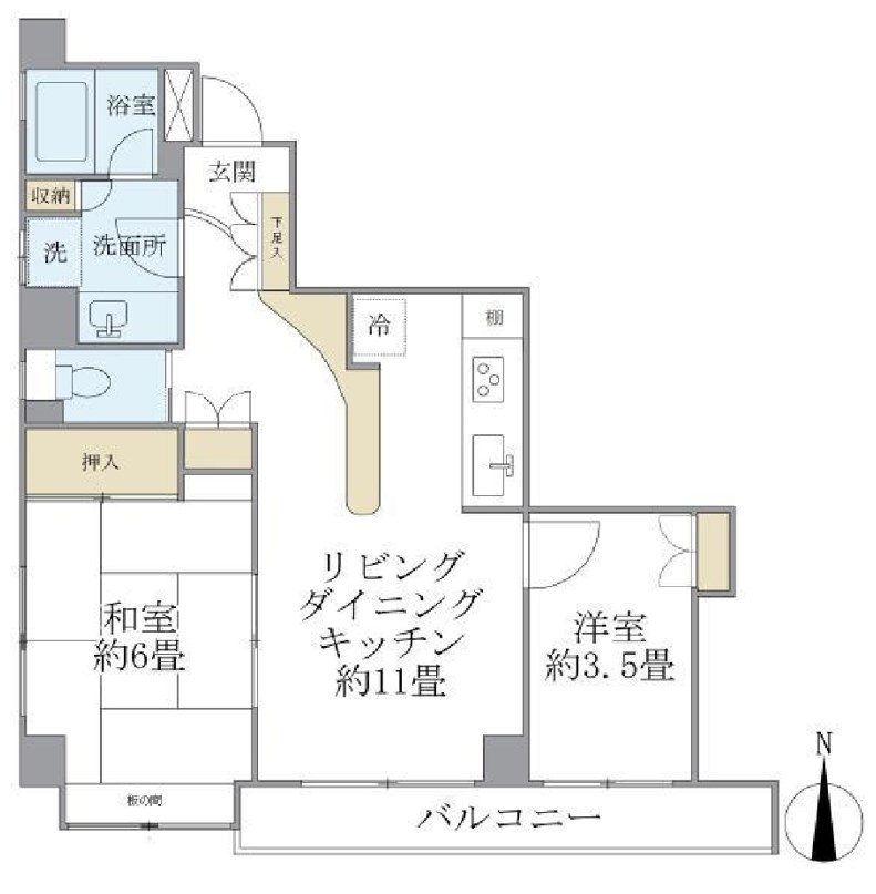 グリーンハイム平成 間取り図