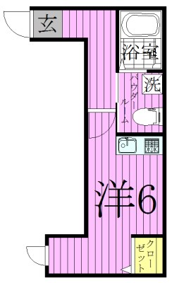 リバージュ千住大橋  間取り図