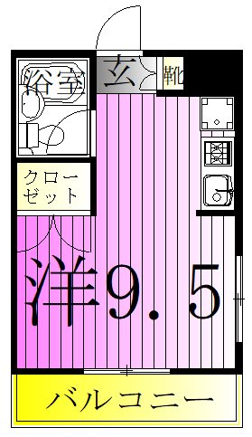 フェリース元町  間取り図
