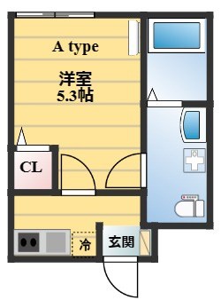 フィオーレ栗原 間取り図