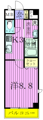 おおたかの森グラナリー 405号室 間取り