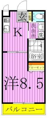 デルタ六町  間取り図