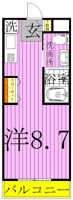 保木間フォレスタ 間取り図