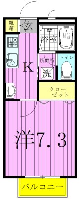 Ｆｉｆｔｈ　Ａｖｅｎｕｅ（フィフスアベニュー） 間取り図