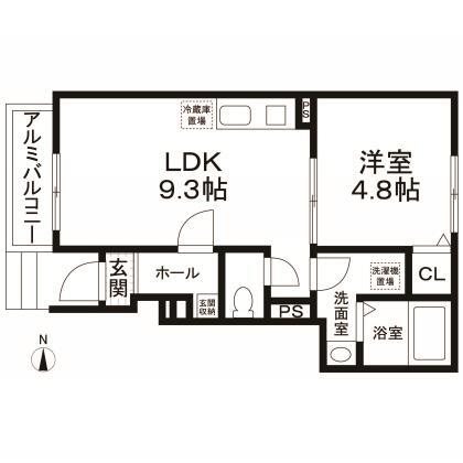 プログレス田端 間取り図
