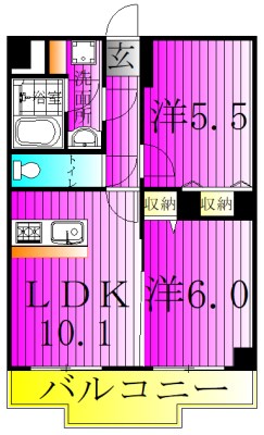 Virtud Orgullo～ヴィルトゥーオルグージョ～ 303号室 間取り