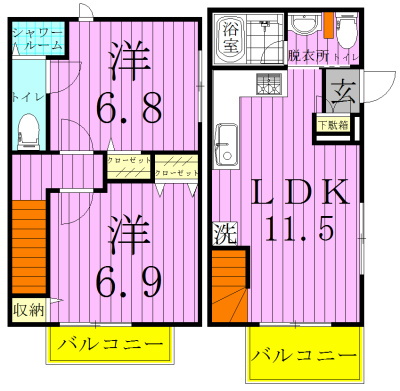 Flat.+ 100号室 間取り