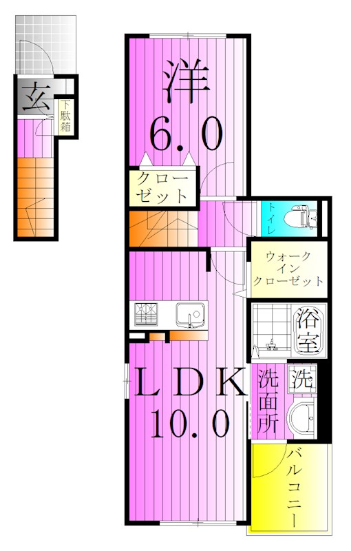 サンファミリア 間取り図
