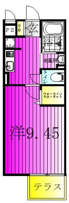 セジュール・ハッセブ 106号室 間取り
