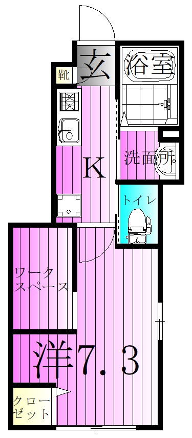 ＭＩＪＡＳ　Ｋａｍｅａｒｉ－ＥＳＴＥ 間取り図