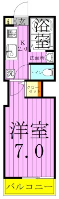 シティ・ソレイユ曙町 間取り図