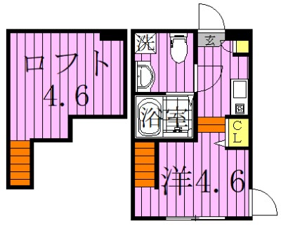 ハーモニーテラス綾瀬 間取り図