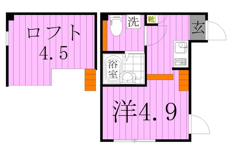 グランディSAYAKA 間取り図