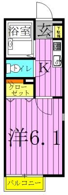 パークメゾン仲町 間取り図