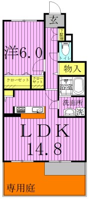 Villa　Excel　Ⅱ　～ヴィラエクセルⅡ～ 107号室 間取り