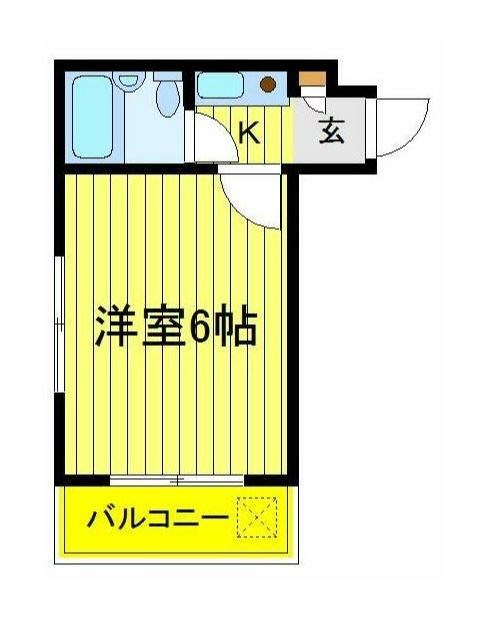 ジュネパレス松戸第60 103号室 間取り