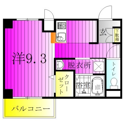 カーサ・アウローラ 202号室 間取り