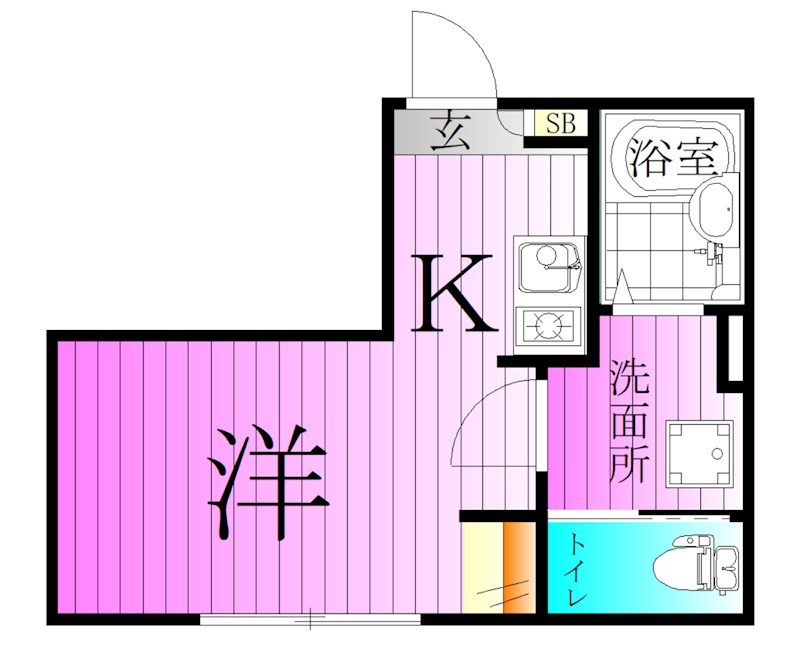 Reberty北綾瀬 間取り図