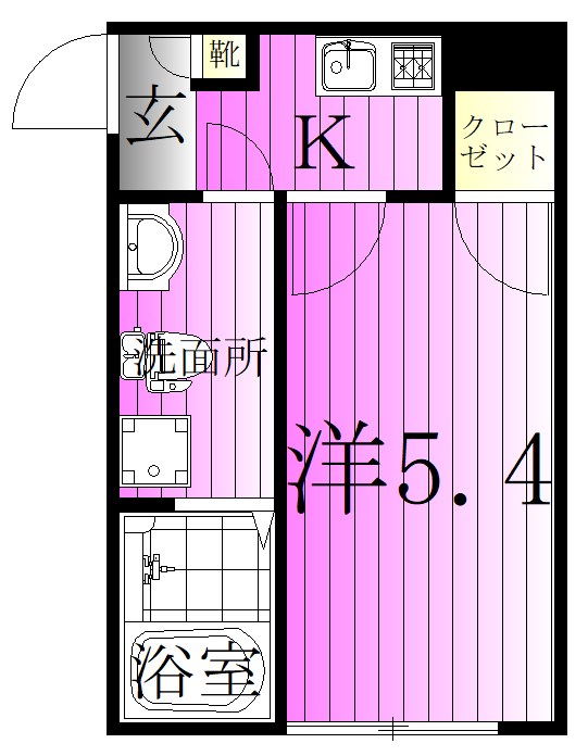 Ambition古千谷本町 間取り図