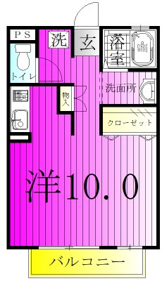 エクセル 103号室 間取り