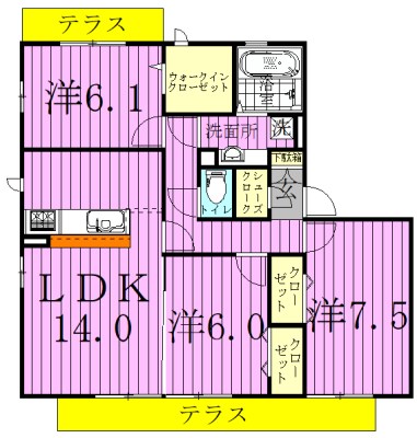 ＫＡＨＬＵＡ 間取り図