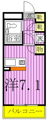 ワコーレ北千住２ 間取り図