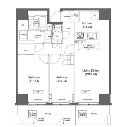 プライムアーバン亀有 間取り図