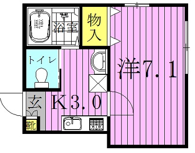 ピアーノ南柏 201号室 間取り
