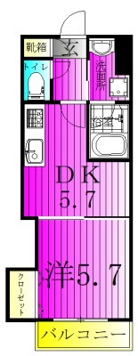 sea sound～シーサウンド～ 405号室 間取り