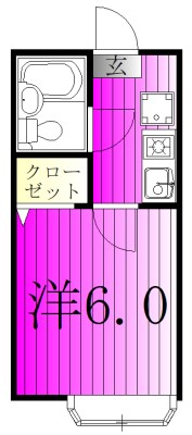 ガーデニア柏Ⅱ 206号室 間取り