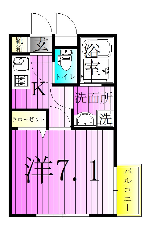 アムール　グリーン 間取り図