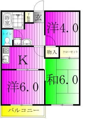 メゾンモリセイ 102号室 間取り