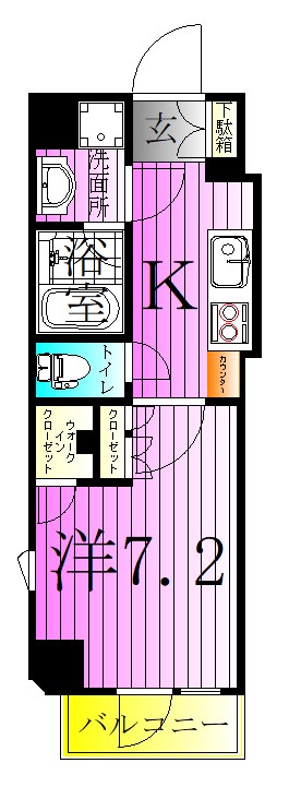 デュオステージ北千住２ 間取り図