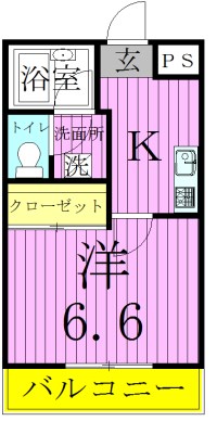 ＴＮＣ梅田ハイツ 間取り図