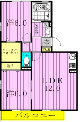 ロイヤルヒル　Ｓｏｕｔｈ 間取り図