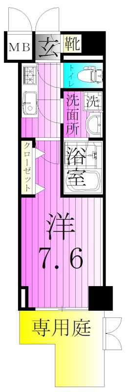 フュージョナル北綾瀬  間取り図