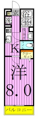 グレイス高野 間取り図