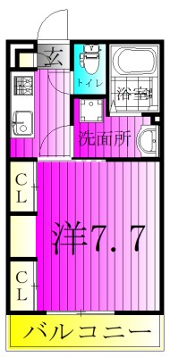 リブリ・エクセル柏 205号室 間取り