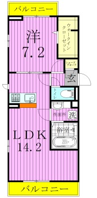 Ｄ－ｒｏｏｍ煌（キララ） 間取り図