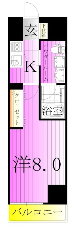マーロ千住クレストタップ  間取り図