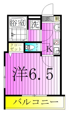 MELDIA梅島Ⅶ 間取り図