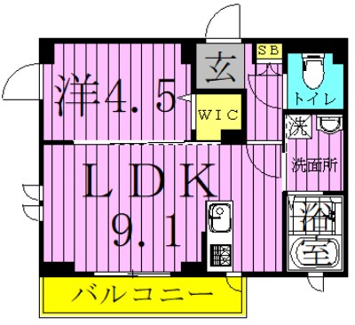 グルナディエ 間取り図
