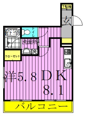 ＲｅｎｏＣｏｕｒｔ　ＩＺＵＭＩ 間取り図